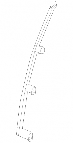 Front left door glass guide Subaru Forester 19-24 SK front