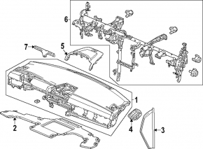 Under-torpedo pipe reinforcement Honda CRV 23-25 for 9" display