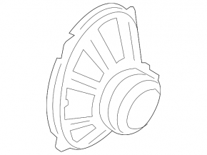 Speaker rear left Mini Cooper Clubman R55 07-14
