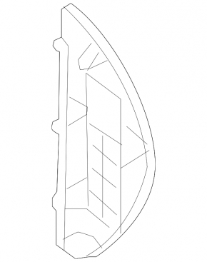 Front panel trim side right Nissan Rogue 14-20 black
