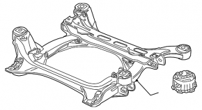Front subframe VW Touareg 11-17
