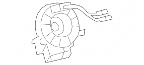 Lexus GX460 10-19 Steering Wheel Cable