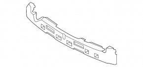 Absorber front bumper Kia Soul 14-16 prerest