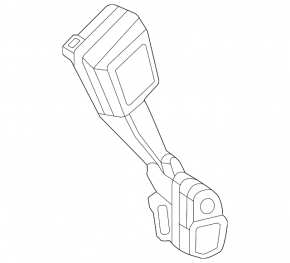 Rear left seat belt latch for Nissan Ariya 23-25