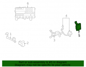 Lexus LX570 08-21 hydraulic suspension computer