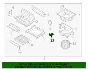 Hyundai Sonata 11-15 resistor