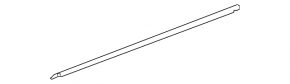 Molding door-glass center front left Mercedes W221