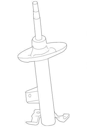 Front left shock absorber Nissan Murano z53 25-26