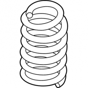 Rear left spring Ford Explorer 16-19 awd