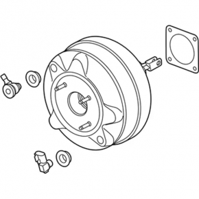 Ford Mustang mk6 15-17 3.7V Vacuum Booster