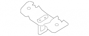 Left hood latch Land Rover Discovery Sport 17-19