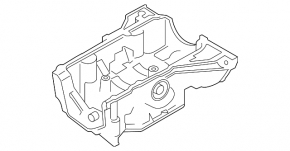 Oil pan Nissan Sentra 13-19 1.8 MR18DE
