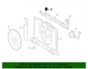 Radiator support upper left Lexus CT200h 11-17