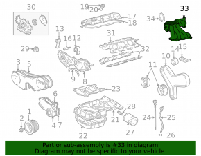 Lexus RX300 04-06 intake manifold