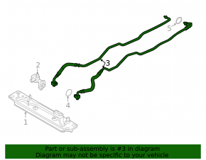 Gearbox Cooling Pipes BMW X5 F15 14-18 N55
