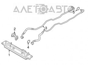 Gearbox Cooling Pipes BMW X5 F15 14-18 N55