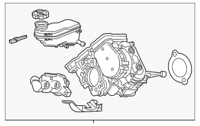 Chevrolet Volt 16- Master Brake Cylinder Assembly