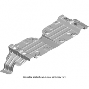 Heat shield muffler rear Chevrolet Camaro 16-23
