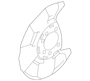 Brake Disc Cover Front Left Subaru Impreza 17-23 GK