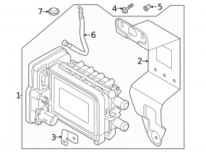 Electric heater Polestar 2 21-25