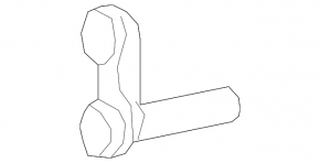 Rear axle swivel bracket, rear left, BMW X5 F15 14-18