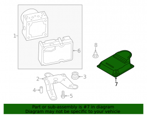 BMW X3 F25 15-17 SRS Airbag Computer Module