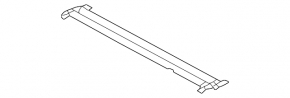 Black panoramic blind for Audi A6 C8 19-22