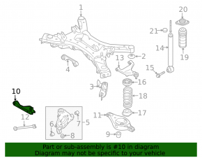 Rear right camber arm for Nissan Murano z52 21-24