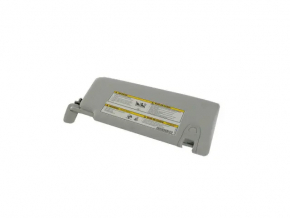 Left visor Jeep Compass 17-21 gray, without hook, with backlight