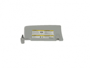 Left visor Jeep Compass 17-21 gray, without hook, with backlight
