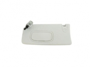 Left visor Jeep Compass 17-21 gray, without hook, with backlight