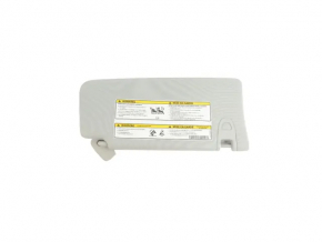 Left visor Jeep Compass 17-21 gray, without hook, with backlight