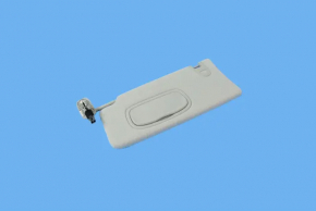 Left visor Jeep Compass 17-21 gray, without hook, with backlight