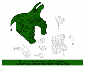 BCM bracket Audi A3 22-26