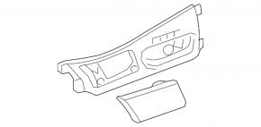 Interior front left door handle for Lexus RX350 RX450h 10-15 beige with memory