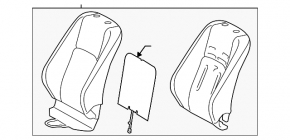 Lexus IS 14-20 fsport driver's seat without airbag