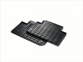 Audi Q5 80A 18-23 black front right rubber floor mat