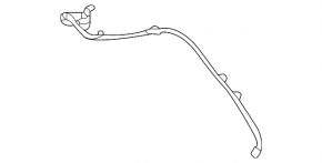 Right trunk lid wiring Toyota Venza 21-24