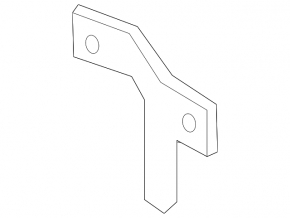 Rear bumper reinforcement bracket right Kia Niro 17-19 HEV, PHEV