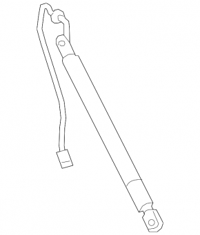 Right tailgate shock absorber Nissan Murano 25-26