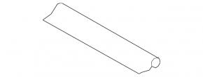 Panoramic blind Nissan Rogue 14-20 gray, dry cleanable