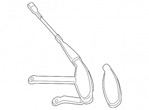 Wiper arm right Mercedes W213 E 17-23