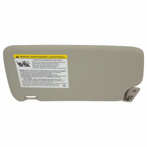 Right visor Ford Fiesta 11-19 gray, without hook