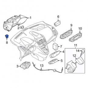 Light sensor Ford C-max MK2 13-18