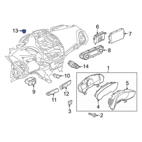 Light sensor Ford C-max MK2 13-18