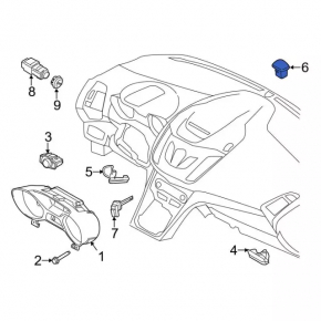 Light sensor Ford C-max MK2 13-18
