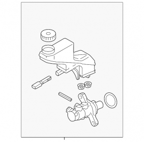 Nissan Rogue 21-23 Master Cylinder w/Reservoir & Cap JP built