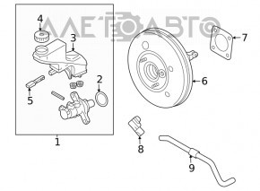 Nissan Rogue 21-23 Master Cylinder w/Reservoir & Cap JP built