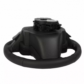 Naked steering wheel Ford Edge 15-18 leather black, without heating with lane control mechanism