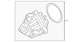Cooling pump Ford Edge 19-24 2.0T